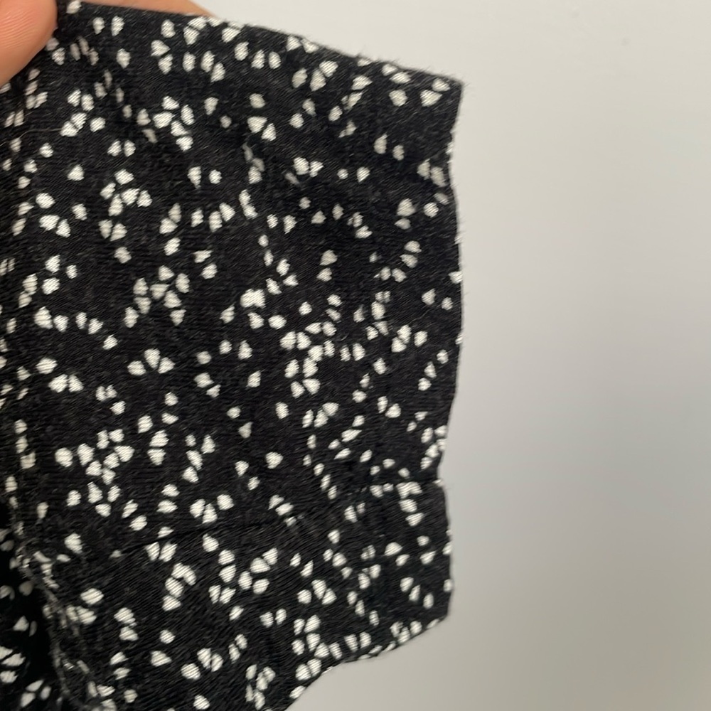 Lane Bryant Black and white Dot Blouse women size 14 - Picture 6 of 9